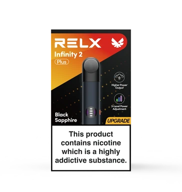 RELX Vape Device Infinity 2 Plus - Black Sapphire