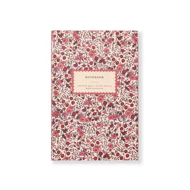 Katie Leamon A5  Notebook 300 Blank Pages 100GSM L&L Wild Rose