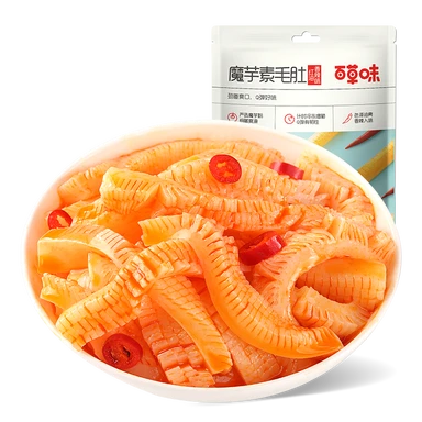 Bai Cao Wei Konjac Vlees 180g (Rode Olie Pikanter Smaak)