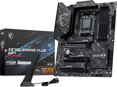 MSI X870E Gaming Plus WiFi Motherboard AMD X870E Socket AM5 ATX