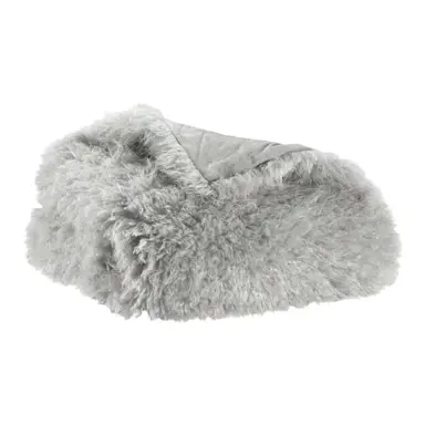 Vivaraise Plaid Betani écume - 130 x 160 cm