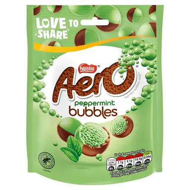 Aero Peppermint Bubbles 92g