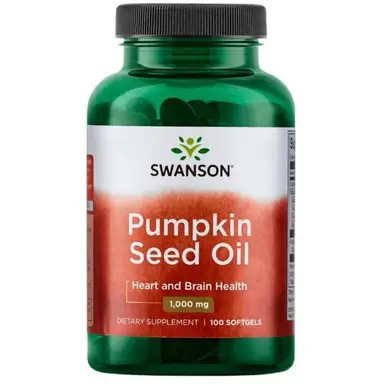 Swanson Pumpkin Seed Oil Prostate 1000mg - 100 Softgels