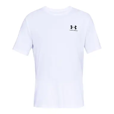 Under Armour Sportstyle LC korte mouwen T-shirt 1326799-100 wit L