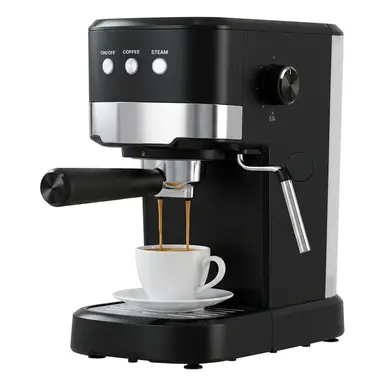 Ochama Machine à expresso avec extraction haute pression 15 bar et buse vapeur puissante pour mousse de lait