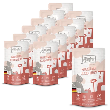 MjAMjAM Mahlzeit mit leckeren Herzen 12 x 125 g