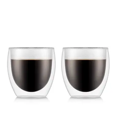BODUM PAVINA Pack of 2 - 250ml Double Walled Thermo Glasses