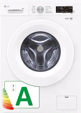 LG F4X1008NWH wasmachine wit 8 kg 1400 tpm A