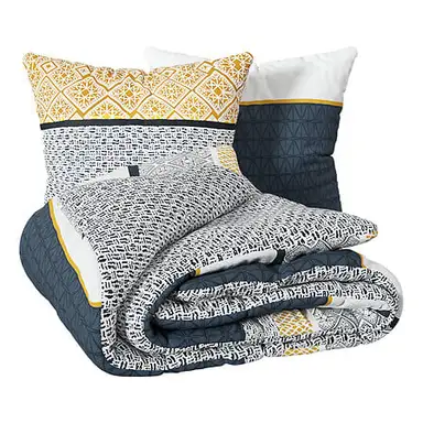 Bettwäsche-Set - Kissenbezug 65 x 65 cm * 2 + Bettbezug 240 x 220 cm * 1