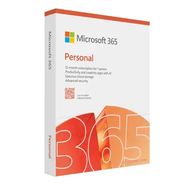 Microsoft 365 Personal (1 jaar abonnement) Engels
