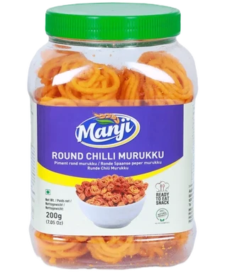 Manji Snacks Runde Chilli Murukku 200 g