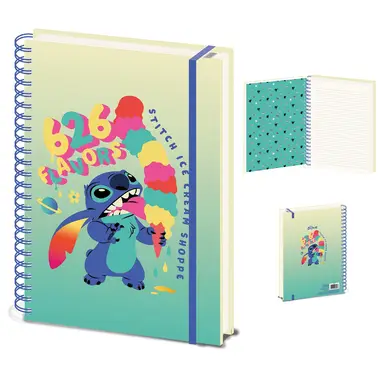 Lilo And Stitch 626 Flavours A4 Wiro Notebook