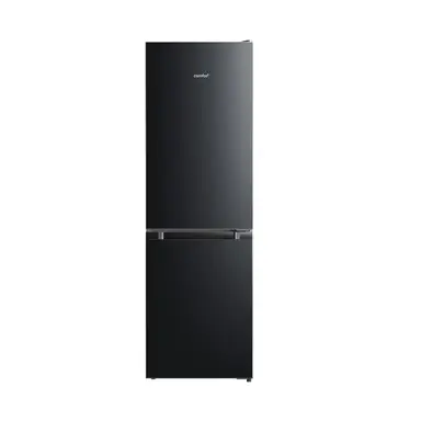 Midea-Comfee Réfrigérateur-congélateur pose libre 174 L, technologie Low Frost, thermostat réglable, éclairage LED, porte réversible, faible niveau sonore, noir, RCB169DK2(E)