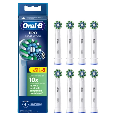 Oral-B Pro Cross Action Toothbrush Heads 8 Pack