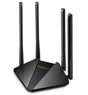 Mercusys MR30G WLAN-Router, Gigabit Ethernet, Dualband (2,4 GHz / 5 GHz), Schwarz