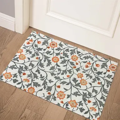 Likewise Doormat Knightsbridge Floral Cream/Multi 50x75cm
