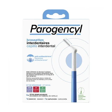 PAROGENCYL - Brosse à Dents Interdentaire - 1+6 Pièces