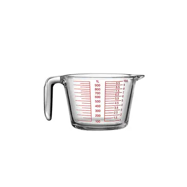 BJ 1000ml Glass Measuring Cup with Scale