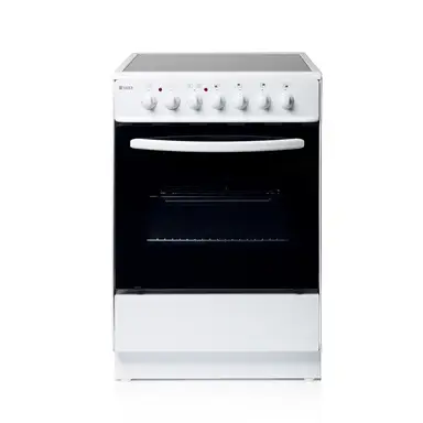 Haden HEC60W 60cm Ceramic Electric Single Cavity Cooker, White, A Rated