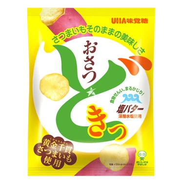 UHA Osatsu Doki Sweet Potato Chips Salt Flavour 65g