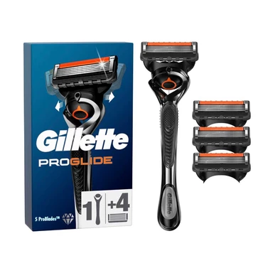 Gillette ProGlide Flexball Scheermes + 4 Navullingen