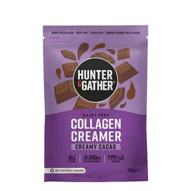 HUNTER & GATHER Cacao Collagen Creamer - 300g