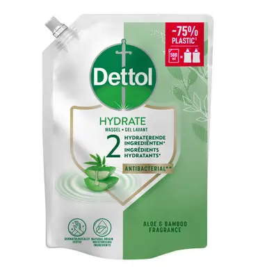 Dettol NAVULLING WASGEL ALOE & BAMBOE