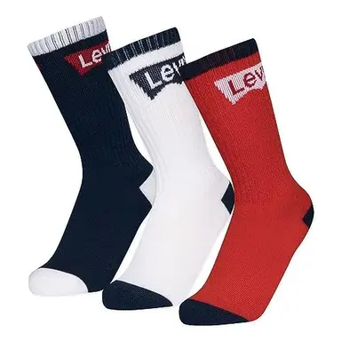 Levi's kinderkousen LHN BATWING REGULAR CUT 3-pack LE DRESS BLUES 7