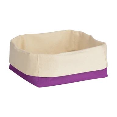 Essentials by Premier Purple And Cream Small Bread Basket