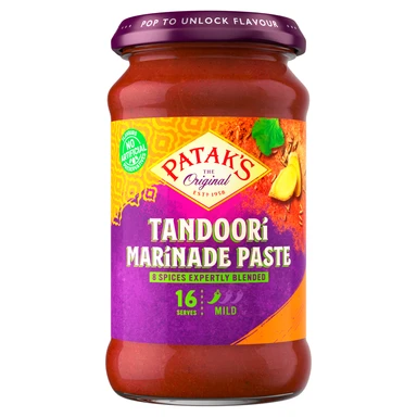 Patak's Tandoori Indian Mild Spice Paste Marinade 312g