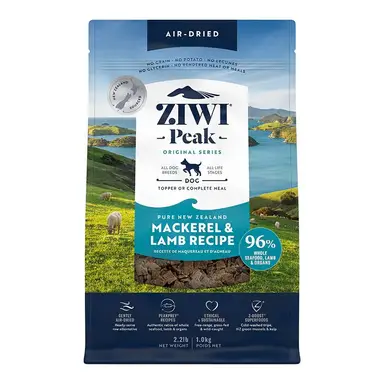 Ziwi Peak Hundefutter sanft luftgetrockneter Makrele & Lamm 1 kg