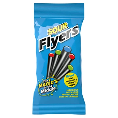 Maxilin Sour Liquorice Flyers 75g