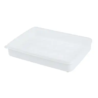 JORDAN&JUDY Egg Storage Box Household Transparent 24-Grid Egg Container Fresh-Keeping Rectangular Food Storage Box Dumpling Box 2-Pack