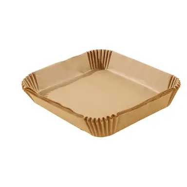 BJ 20cm Square Air Fryer Paper, 50-Piece Set