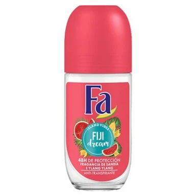 FA Deodorant Roll-On voor Dames - Fiji Dream 50 ml (Glas)