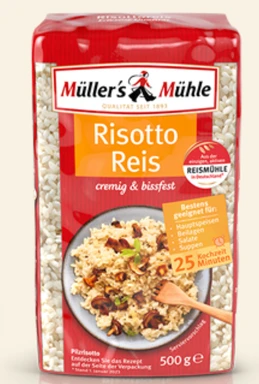 Müller's Mühle Risotto Reis 500 g