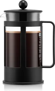 Bodum KENYA French press koffiezetter - 1 L, 8 kopjes, zwart