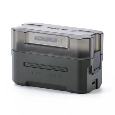 Station de recharge portable Tilta pour NP-FZ100 (4 canaux) - Vert (TBC-FZ100-GN)