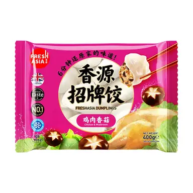 FRESHASIA Chicken & Mushroom Dumplings 400g