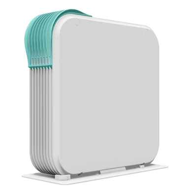 ecoair Vesto Specialist Dehumidifier – 400 ml/Day Extraction， 800ml Tank， Portable Quiet Design – White， Vesto