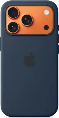 Apple iPhone 17 Pro Silicone Case with MagSafe – Midnight