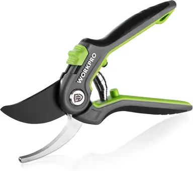 WORKPRO Bypass-Schneidwerkzeuge 210 mm, professionelle Gartenschere mit SK5-Klinge für frische Zweige, ideales Gartengerät zum Pfropfen, Zurückschneiden, Ernten, Pflanzenschere, Gartenschere zum Zurückschneiden