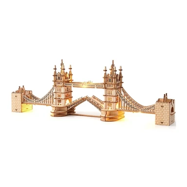 Rolife 3D houten puzzels doe-het-zelf Londen Tower Bridge bouwmodel