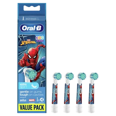 Oral-B EB10S-4 Kinder Elektrische Tandenborstel - Spiderman Design - Oplaadbaar - 2-Minuten Timer - Druksensor