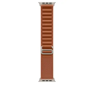 Apple Watch Alpine Loop - Terrakotta (49mm, Naturtitan, L)