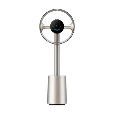 Dreame MF10 Ventilateur sans pales, Or titane, Système Dual-GyroWing™, Oscillation horizontale à 180° et verticale à 90°, Technologie AirBoost™, Technologie TempSync™, Contrôle par application Wi-Fi, Écran tactile, Télécommande magnétique, 55 W