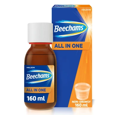 Beechams All in One Cold and Flu Syrup - 160 ml