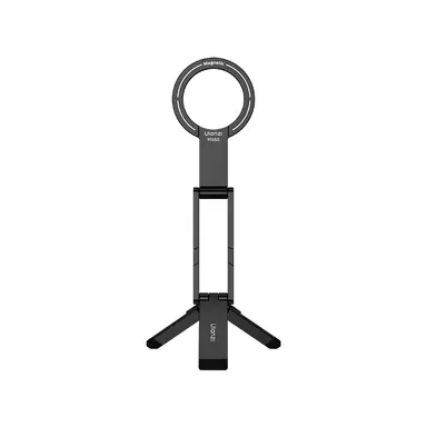 ULANZI MA60 Magnetisches Handy-Stativ  kompatibel mit iPhone 17 16 15 14 13 12 Magsafe， Sumsung， 3in1 Aluminium Mini Selfie Stick， Faltbar Taschen-Handy-Ständer， 14 N Doppelseitiger Magnet，， Schwarz