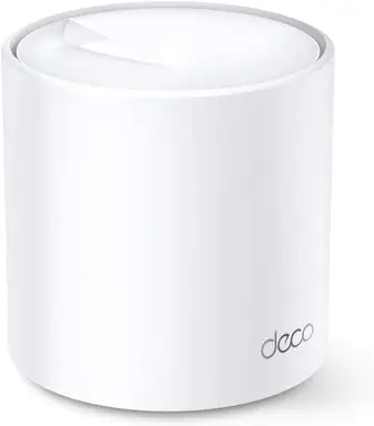 TP-Link Deco X20 Mesh WLAN-Set (1er Pack), Wi-Fi 6 AX1800 Dual-Band-Router & Repeater, 2 x Gigabit-Ports, Zusatzgerät, empfohlen für Häuser mit 1-2 Schlafzimmern, umfassender Jugendschutz, WPA3