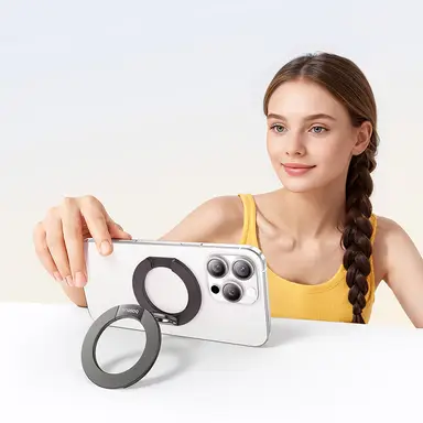 Baseus MagPro 3 Magnetic Dual-Ring Phone Stand Cosmic Black